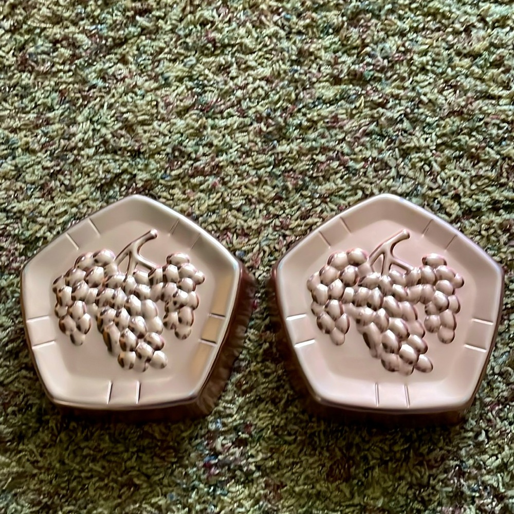 Set of Two Vintage West Bend Copper/Tin Jello Molds/wall Decor